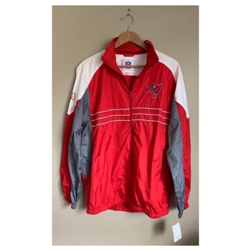 NEW NFL Men’s Tampa Bay Buccaneers Windbreaker Jacket